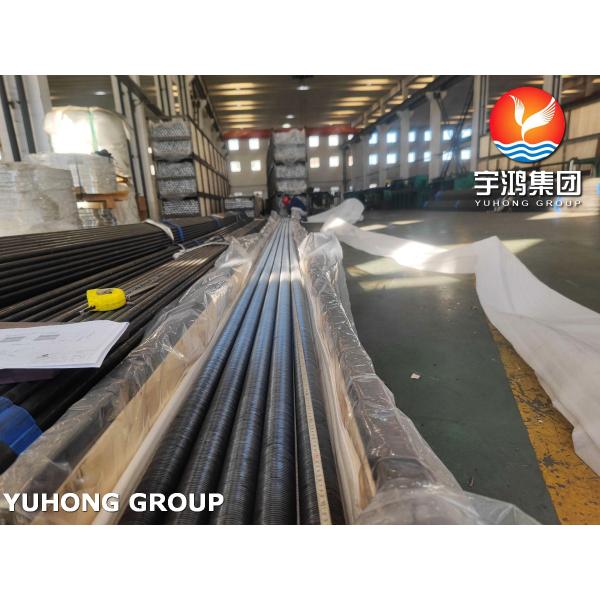 A179 Would Fin Tube L-Shaped AL1060 Fin Carbon Steel Tube Oil Cooler