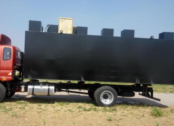 6m3/H 10m2 MBR Mobile Wastewater Treatment Plant For Restaurant Hospital