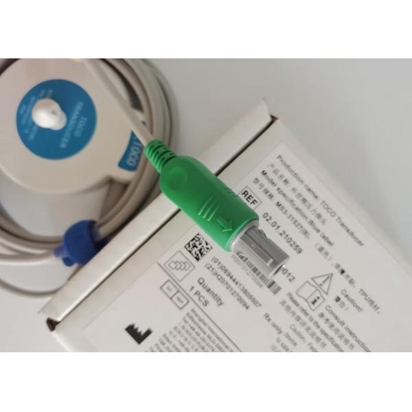 MS3-31527 Toco Transducer Probe 6 иглы одноразовый слот Синяя лента Велькро 2,5 м длина