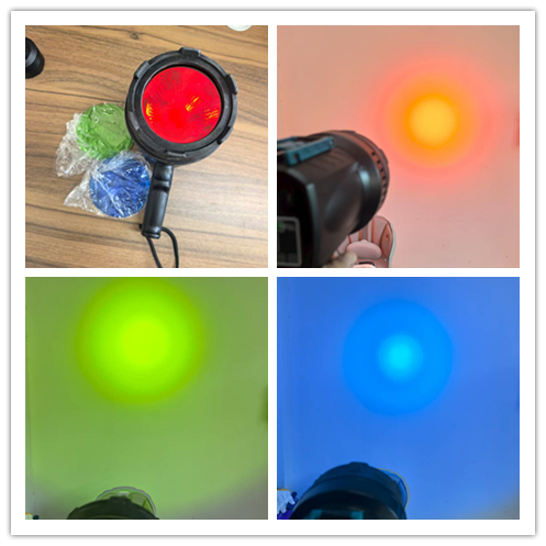 10000 Lumens Powerful Rechargeable LED Spotlight Adjustable Stand Tripod Mounted