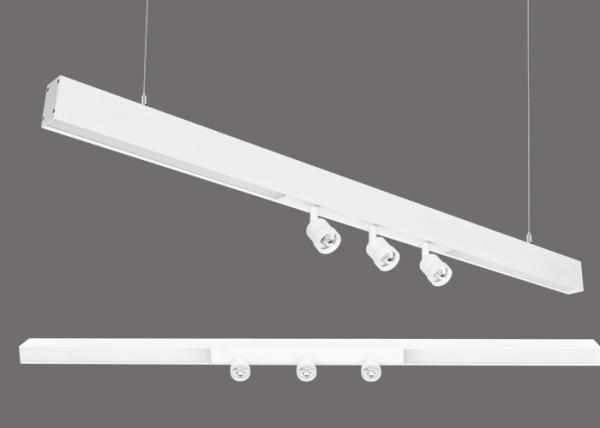 Aluminum 75-80lm/W CE LED Linear Lighting Fixture Warm White Office 36W IP20