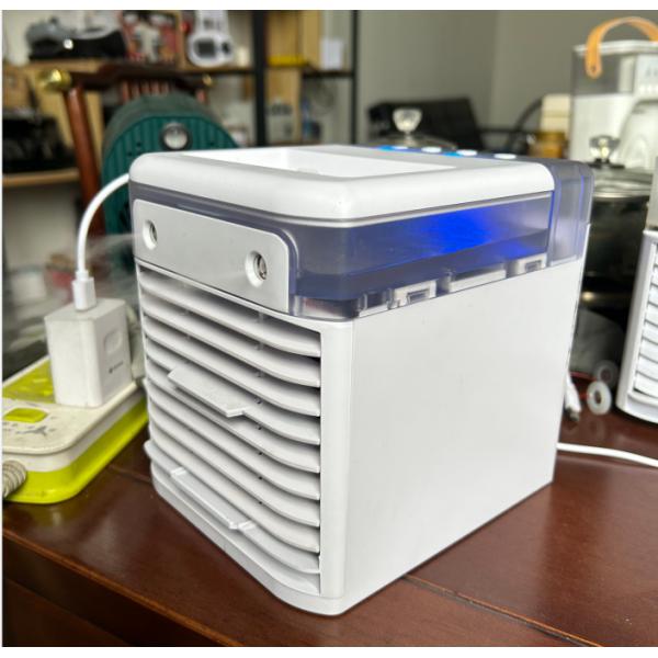Mini USB Mobile Small Water-Cooled Air Conditioner with 3-Speed Fan and Water-Cooling