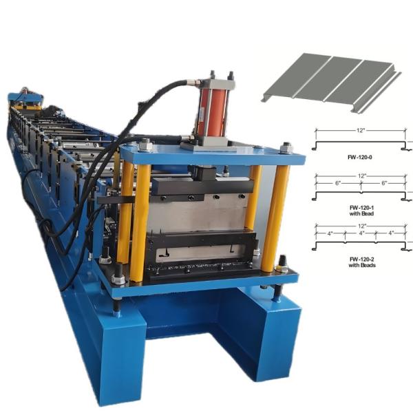 12 Inches Coverage Fastern Concleased Metal Reveal FW120 Wall Cladding Siding Panel Roll Forming Machine