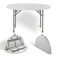 Mesas plegables redondas de 10 asientos para banquetes plegables