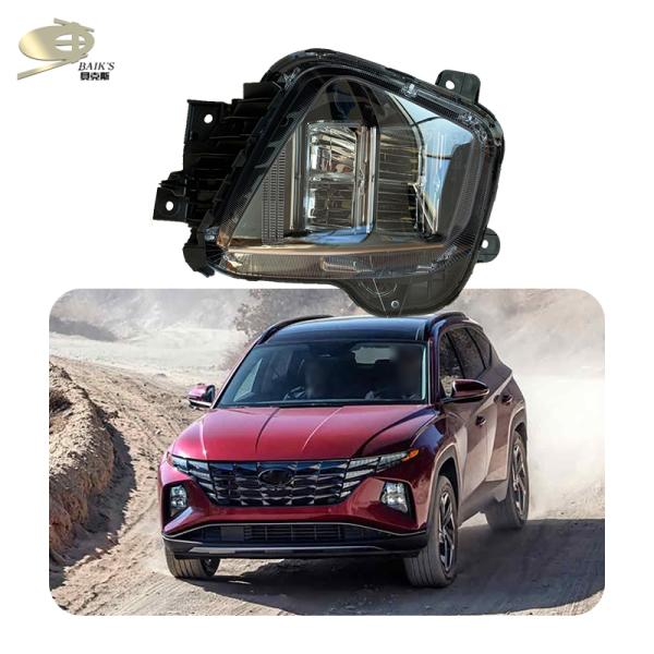 Stainless Steel Exterior Body Kits Led Head Light For Tucson 2020 2021 Universal Front Lamp 2019