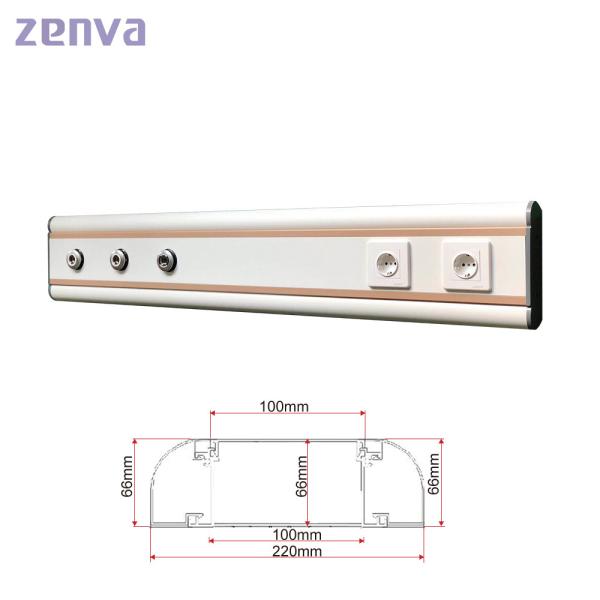 BH-CTR001 Aluminum Alloy Bed Head Unit Panel Medical Gas Equipments