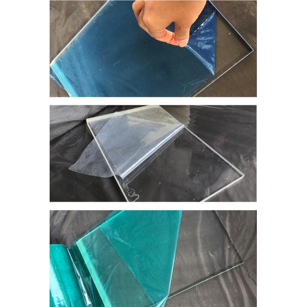40mic 50mic 60mic Thickness Self Adhesive PE Protective Film For Plexi Glass Surface
