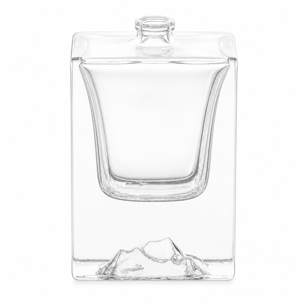 High Quality Super Clear Empty Perfume Glass 50ml Bottles Glass Perfume Bottle