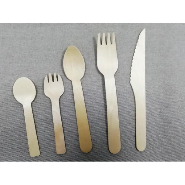 High Quality Disposable Wooden Cutlery Nature Color Fruit And Vegetable Cutter Wood Tubing Cutter