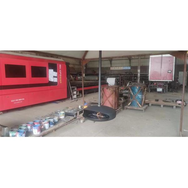 Биоэтаноловый камин Современный Черный Подвесной Кокон, крепящийся к крыше, подвесной этаноловый камин