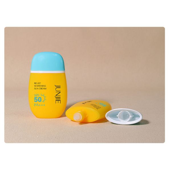 50ML PE Sunscreen Squeeze Bottle Cosmetic Foundation Cream Bottle