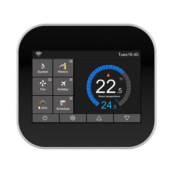 CE/FCC Certified Tuya Smart WiFi Thermostat Wireless Programmable Controller for HVAC Underfloor Heating Systems Home Commercial Use