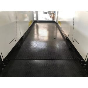Crane Loading Deck Designed for Multi Story Construction with Easy Pull Push System and Secure Locking for Safe Operations