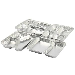 Caixa de almoço de alumínio de 800 ml 230mm*175mm*38mm Comércio por atacado