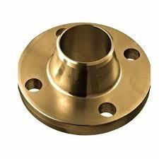 Flange de cobre e níquel revestido com zinco e flange de pescoço de solda padrão ANSI