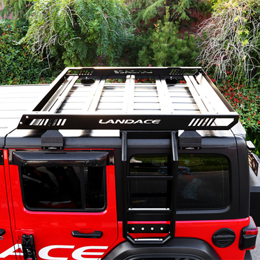 Strong and Aluminum Alloy Perimeter Guard for Jeep Wrangler JL JK Roof Rack Tray Platform Luggage Bracket