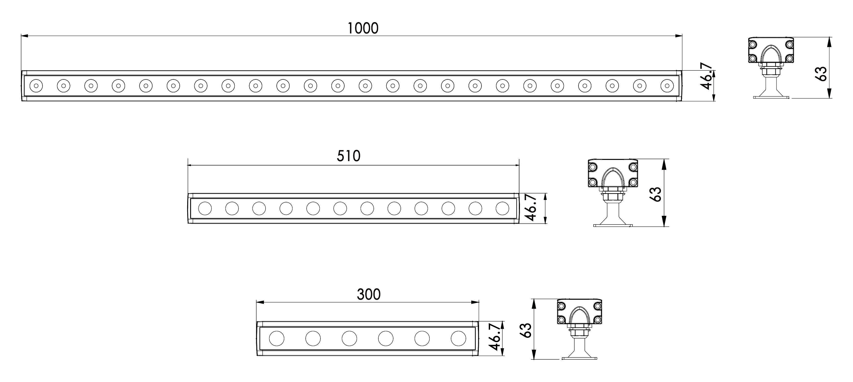 наивысшая мощность 36watt привела строя светлое управление шайбы IP65 Dmx стены Dmx 512 RGB привела светлую Адвокатуру