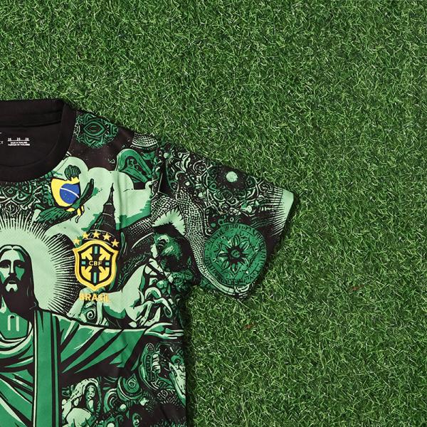Brésil saison 2025-2026 enfants édition spéciale maillot de football prend en charge la personnalisation du groupe