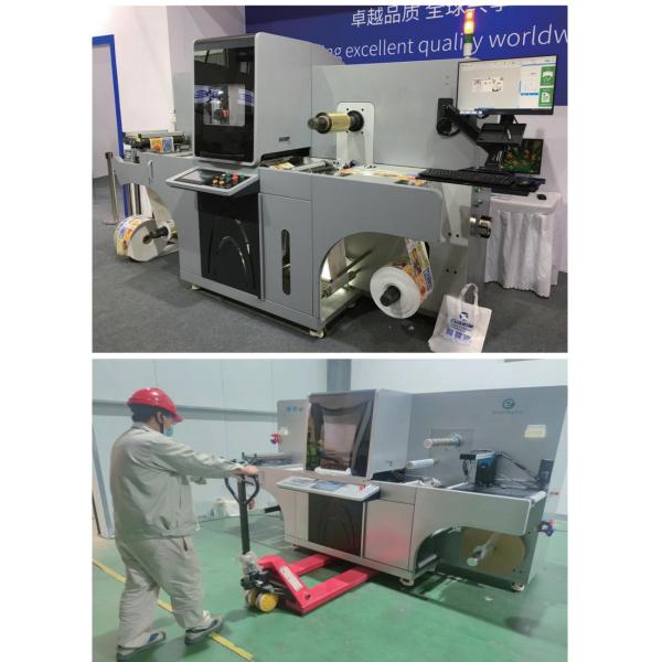 Carimbo UV do verniz e da folha de With da impressora de Digitas do Inkjet dos enfeites da etiqueta