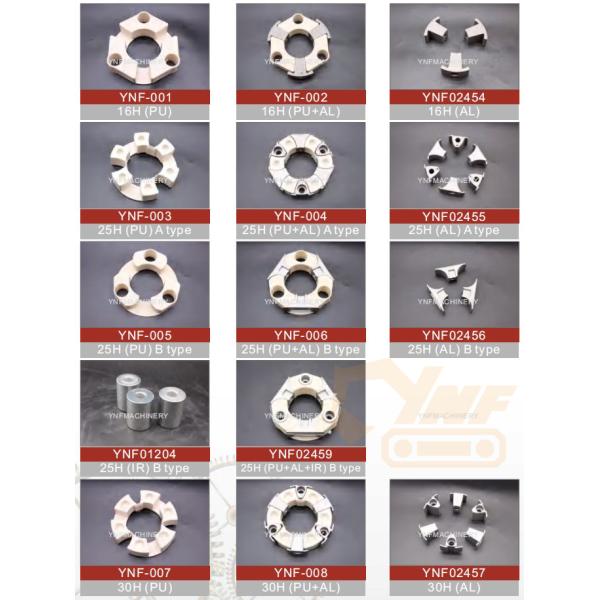 Spider Rotex Jaw Coupling GR14-GR180 for Excavators