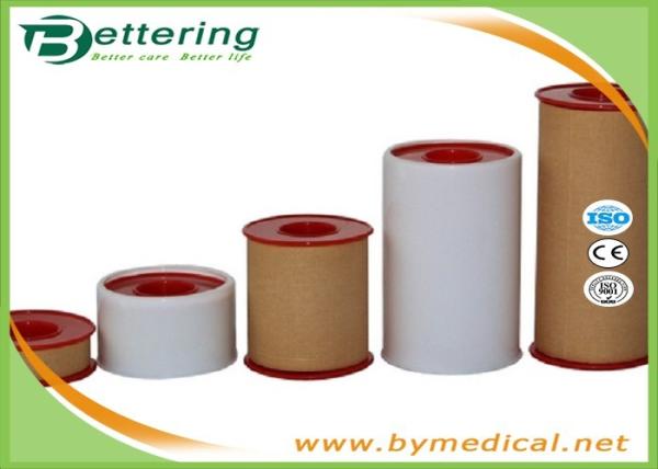 Medical Zinc Oxide Adhesive Plaster Tape Highly Breathable White / Skin Colour