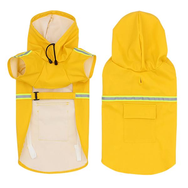 Waterproof Material Pet Raincoat Poncho Type Big Dog Clothes Pet Clothing And Accessories