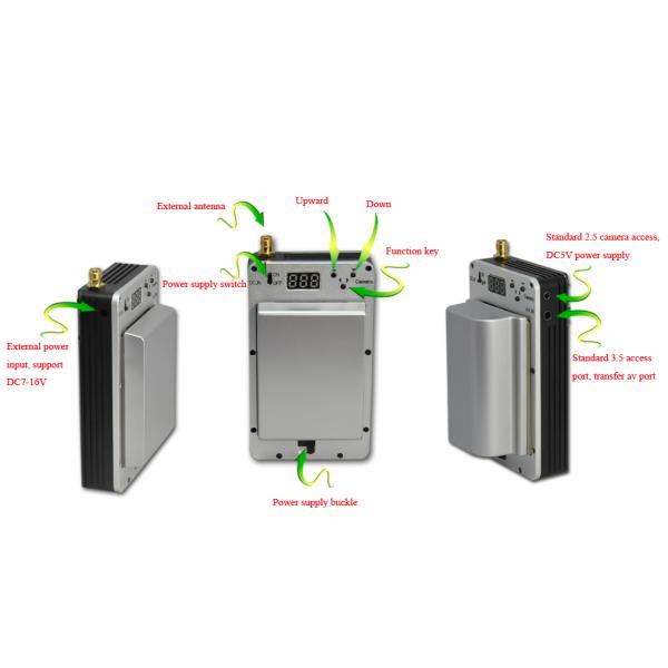 Передатчик микро- шифрования АЭС сетноой-аналогов видео- для применений УАВ УГВ трутней