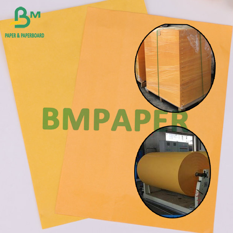 80gsm Golden Kraft Paper Rolls for Envelope Paper Express Bubble Bags 787mm 1092mm 80 гр. Золотые бумажные рулоны для конвертов. Бумажные пакеты.