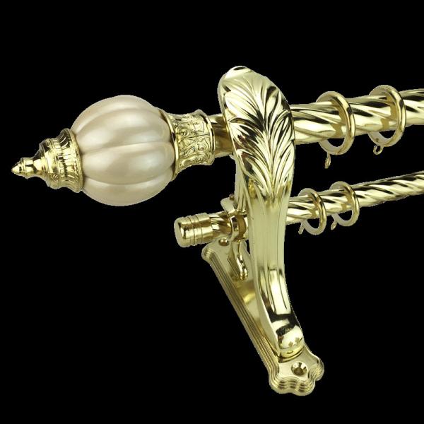 Morocco 1.5m Crystal 3m Pipe Curtain Rods Set For Bedroom