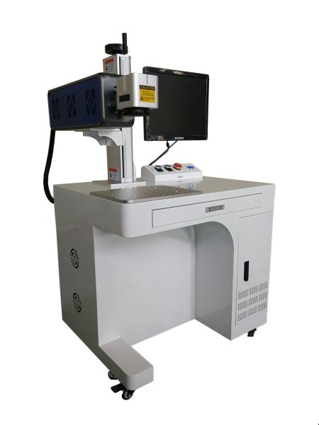 Button Mopa 50W CO2 Laser Marking And Engraving Machine Fly Type 3 YEAR Warranty