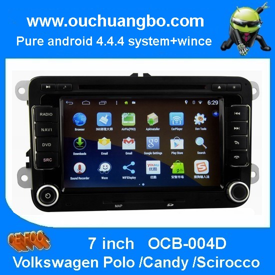 Ouchuangbo Car Radio Video Player Android 4.4.4 for Volkswagen Polo /Candy /Scirocco GPS Navigation iPod OCB-004D