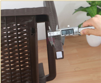 Стакабле крытый/на открытом воздухе пластиковый ресторан предводительствует ротанг как ПП материальные