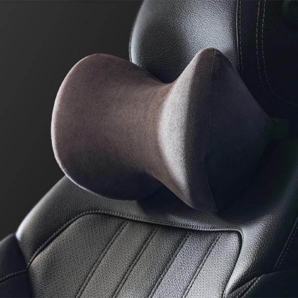 Experience Optimal Support Ergonomic Memory Foam Car Neck Pillow with Contoured Design