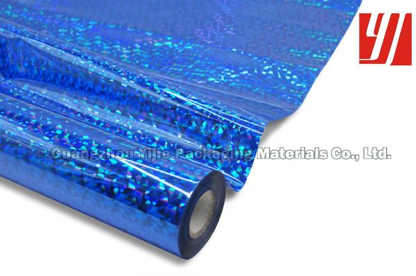 Rolo de vidro azul holográfico da folha do laser do comprimento 120m do GV