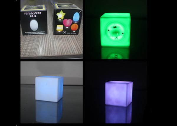 PVC Plastic Small Led Kids Star Night Light ，Battery Powered Small Cube Light