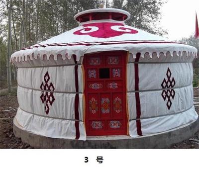 Anti - barraca de acampamento do estilo de Yurt da neve, barraca do nômada do Mongolian da preservação do calor 