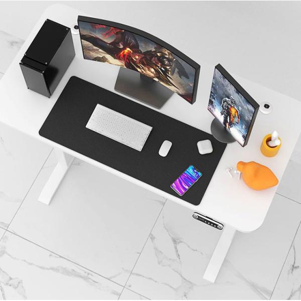 Bureau électrique intelligent à double moteur réglable en hauteur pour les jeux et le travail dans le design moderne
