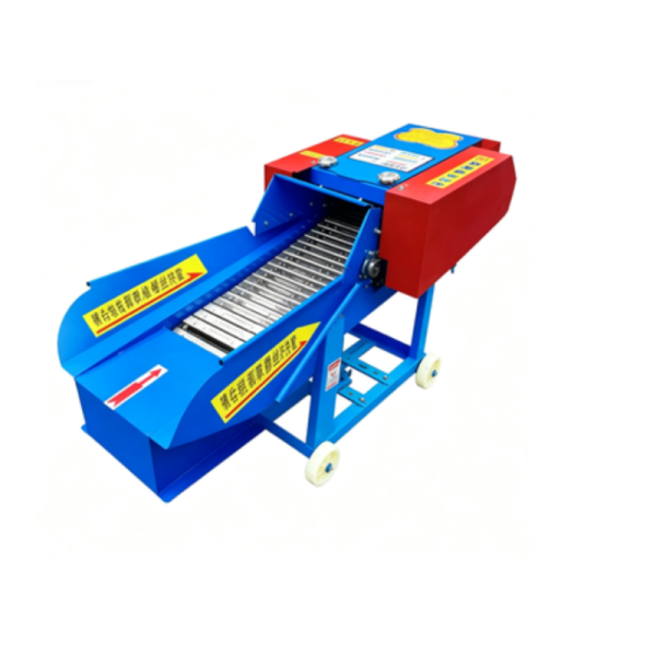 Iron Structure Chaff cutter with conveyor Chaff Cutter Shredder 1 ton/hour Electric Motor/Gasoline Engine
