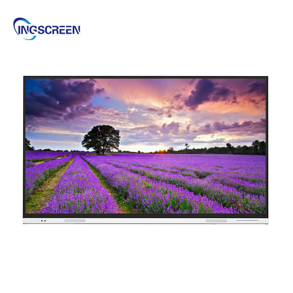 Android 11 Capacitive Interactive Whiteboard 0.372×0.372mm 65 Inch Interactive Display