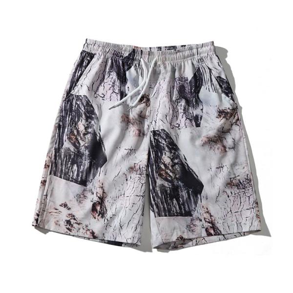 2022 Summer Oil Painting Flowers Cool Thin Art Pants Men