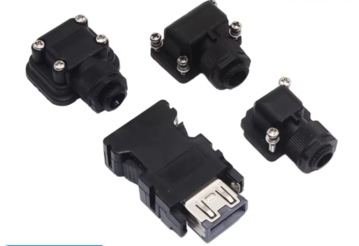 Applicable Mitsubishi servo drive encoder motor power cable plug SM-10P Mitsubishi 2/4/9P connector