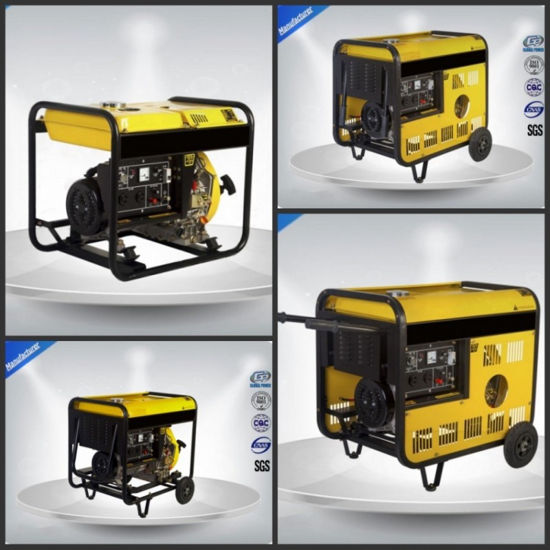 Electric Start Single Phase Portable Generator Set Rental Air Cooled 4.5 Kva
