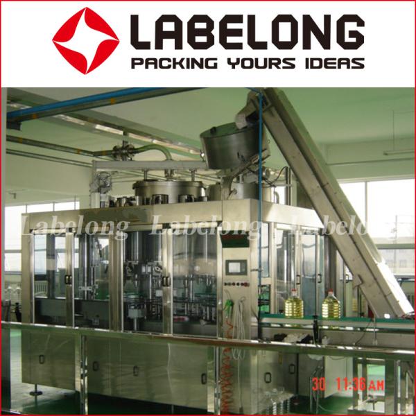 Rotary Oil Bottling Machine 304 Stainless Steel 220V / 380V Voltage Vacuum Gravity