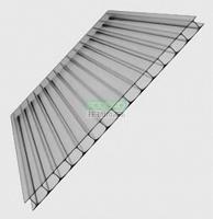 Foshan Polygao Factory 10mm clear Hollow Polycarbonate  Hollow Sheet Roofing Panel