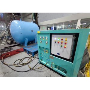 oil-less compressor Refrigerant Recovery Machine 25HP with ≤9000kg/h Liquid Push