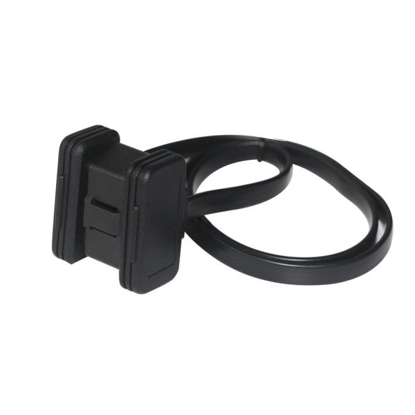 16Pin OBD2 Male to Female Extension Cable for Automotive Diagnostics