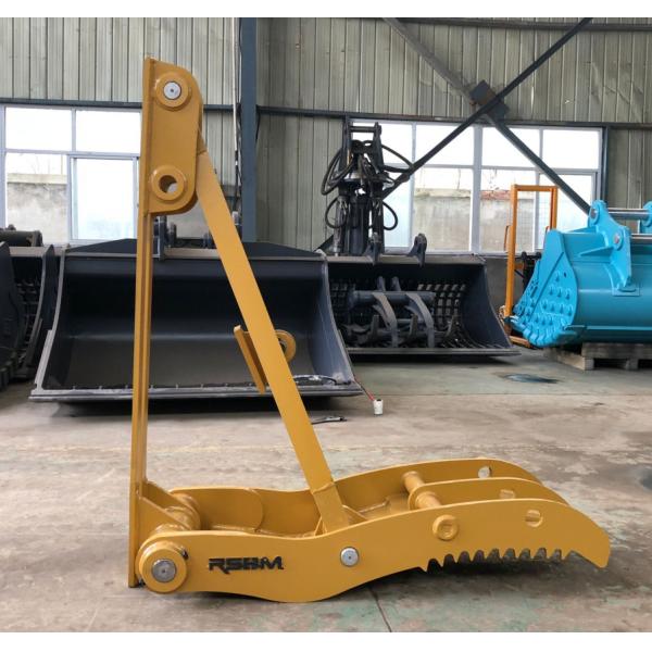 Q345B Backhoe Bucket With Thumb Optimized for Grading Site Cleanup