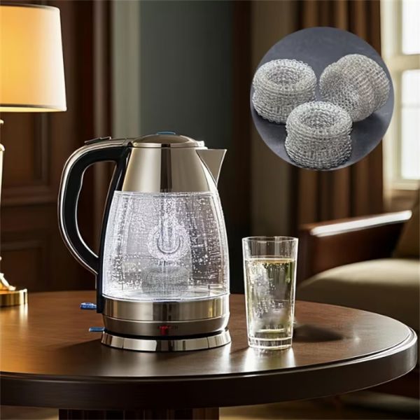 Stainless Steel Doughnut Limescale Remover Kettle Descaler Chemical Freeway Kettle Descalers Wire Ring Kettle Cleaners