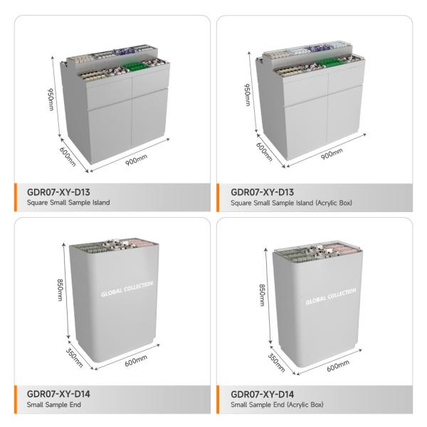 Retail Display Rack Grey Wooden Sample Island For Customized Store Display And Cost-Effective Shop Shelf