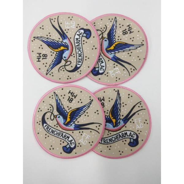 Panton Color Heat Cut Border Iron On Embroidery Patch
